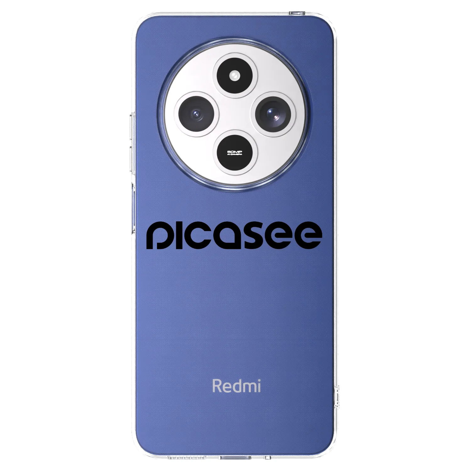 Picasee silikónový prehľadný obal pre Xiaomi Redmi 14C - Picasee - new logo - black