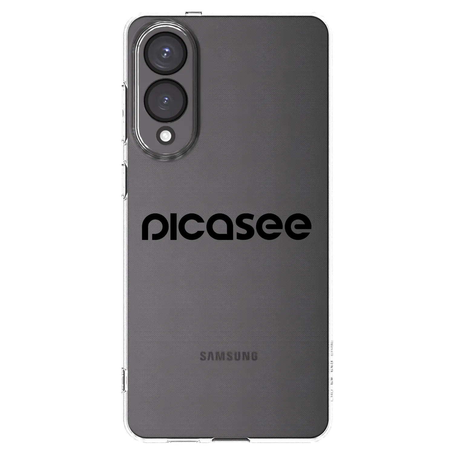 Picasee silikónový prehľadný obal pre Samsung Galaxy S25 Edge 5G - Picasee - new logo - black