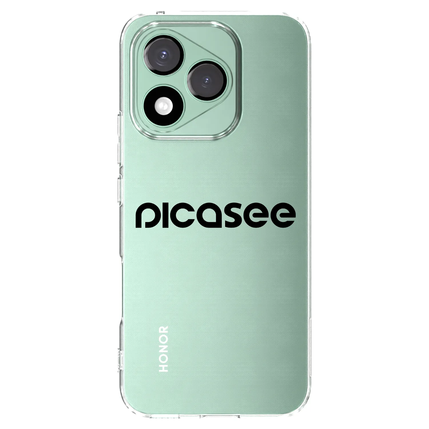 Picasee silikónový prehľadný obal pre Honor 400 Lite 5G - Picasee - new logo - black