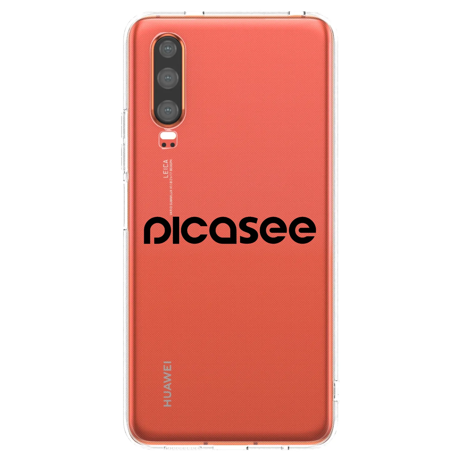 Silikónový prehľadný obal pre Huawei P30 - Picasee - new logo - black