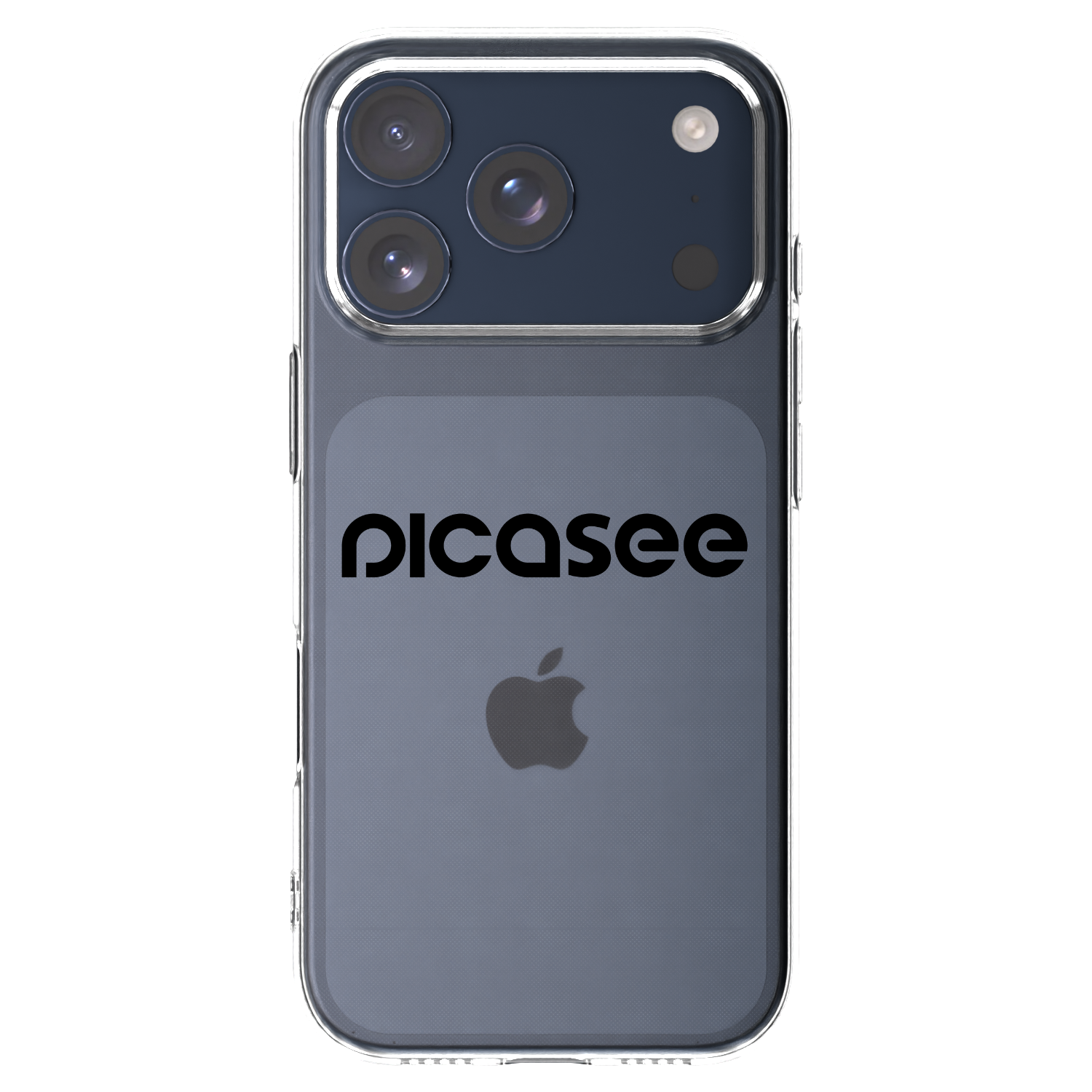 Picasee silikónový prehľadný obal pre Apple iPhone 17 Pro - Picasee - new logo - black