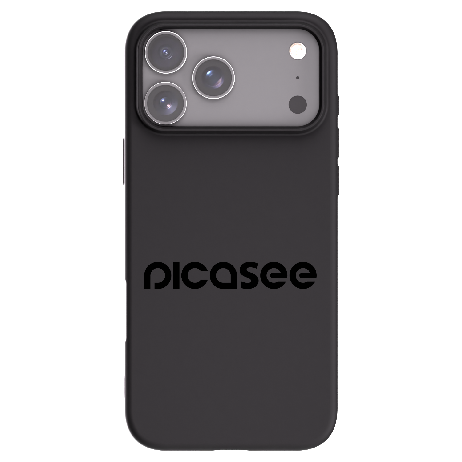 Picasee silikónový čierny obal pre Apple iPhone 17 Pro Max - Picasee - new logo - black