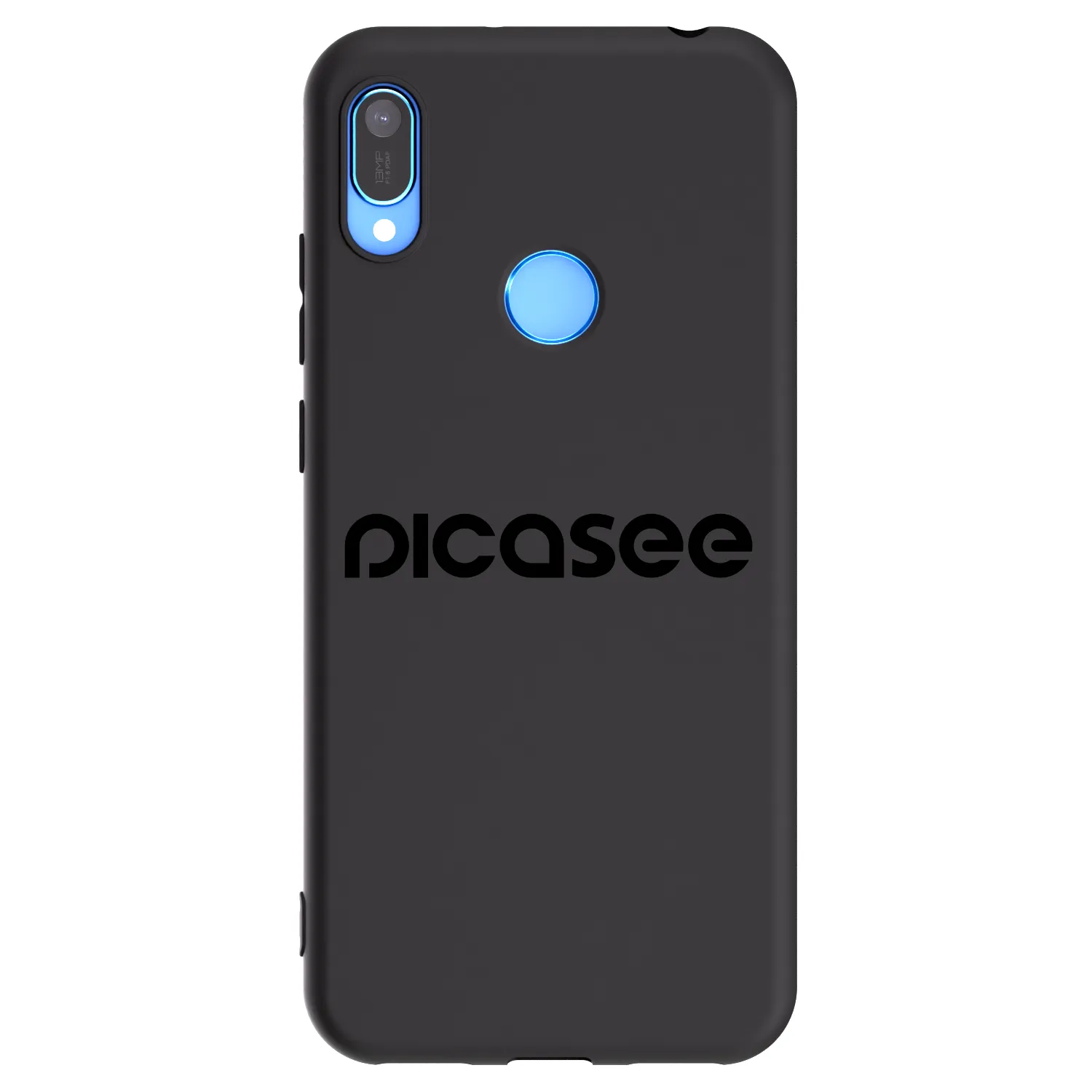 Picasee silikónový čierny obal pre Huawei Y6 2019 - Picasee - new logo - black
