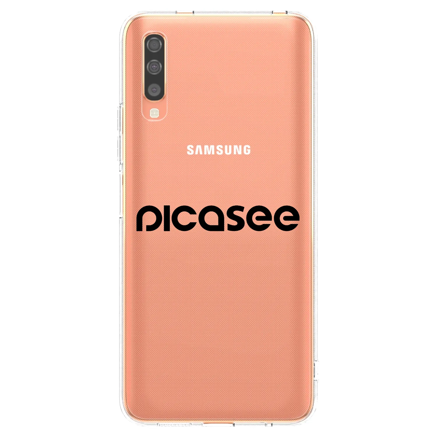Picasee silikónový prehľadný obal pre Samsung Galaxy A70 A705F - Picasee - new logo - black