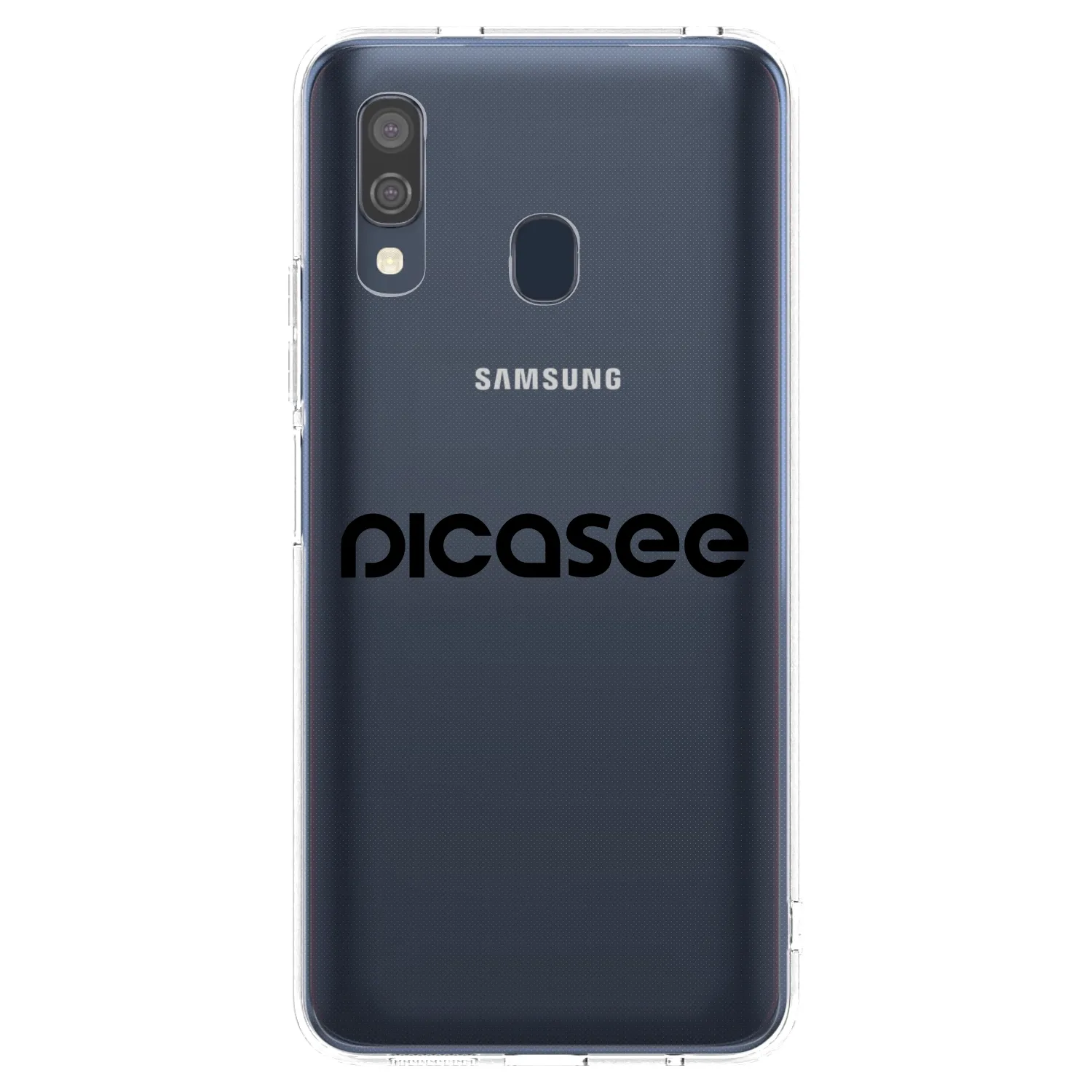 Picasee silikónový prehľadný obal pre Samsung Galaxy A40 A405F - Picasee - new logo - black