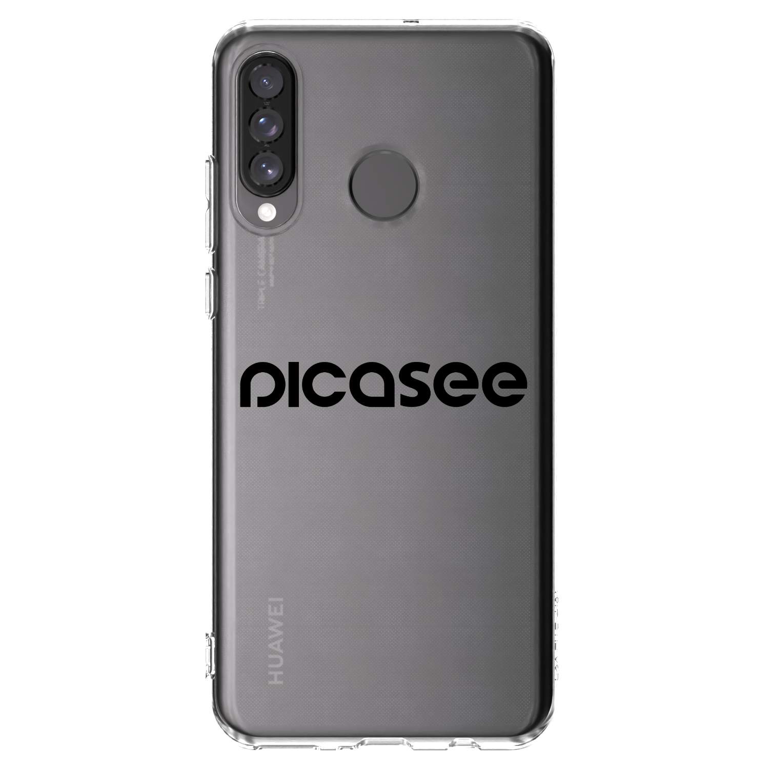 Picasee silikónový prehľadný obal pre Huawei P30 Lite - Picasee - new logo - black