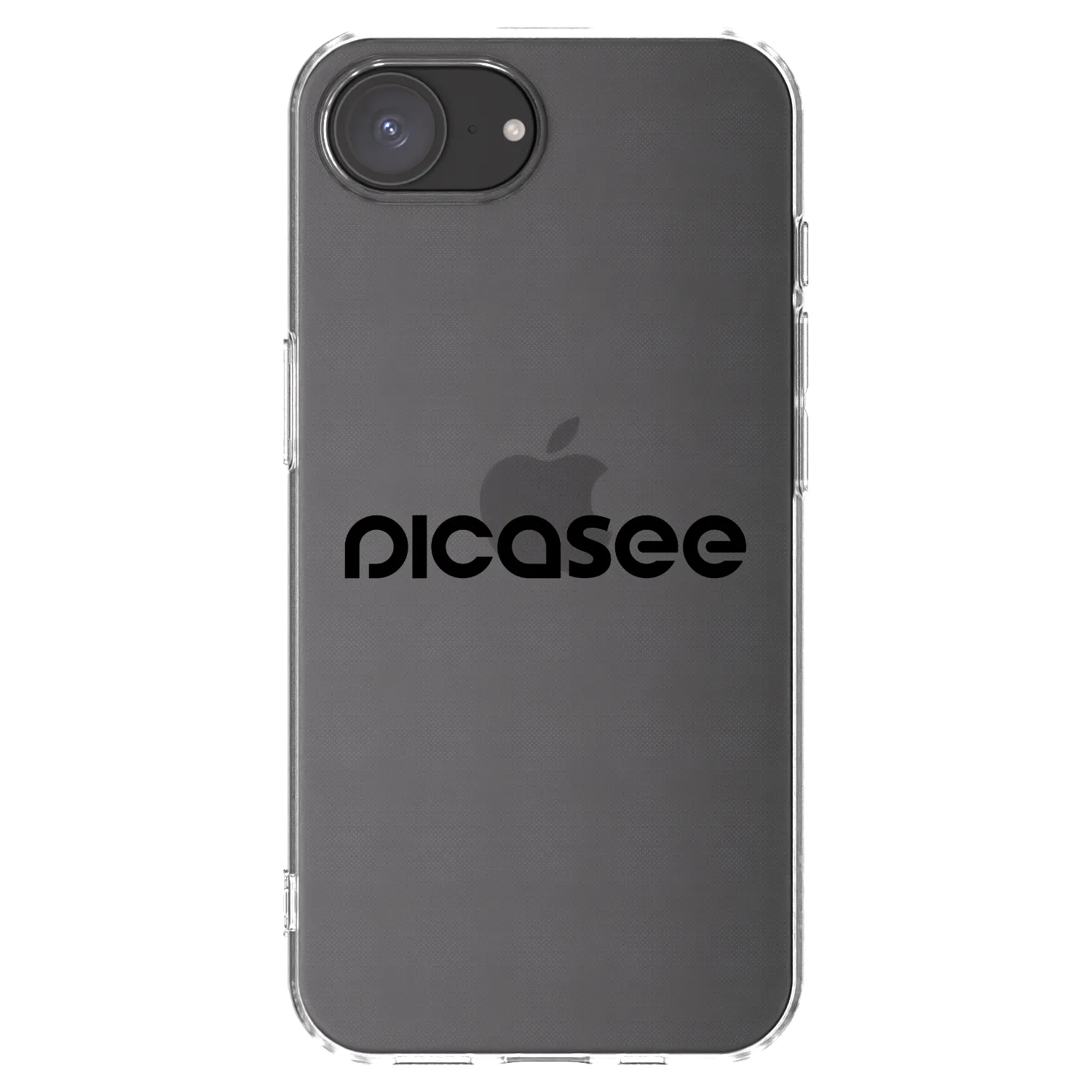 Picasee silikónový prehľadný obal pre Apple iPhone 17e - Picasee - new logo - black