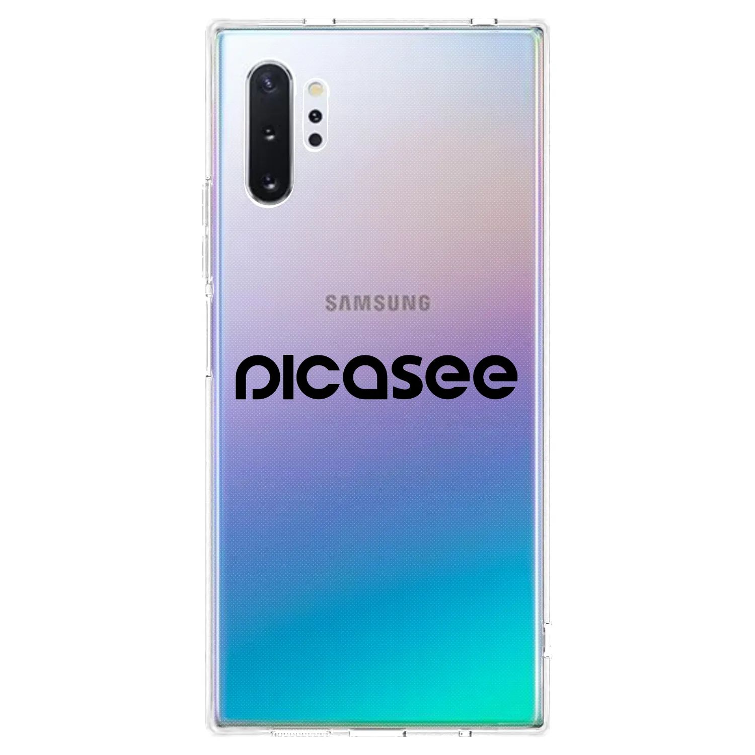 Picasee silikónový prehľadný obal pre Samsung Galaxy Note 10+ N975F - Picasee - new logo - black