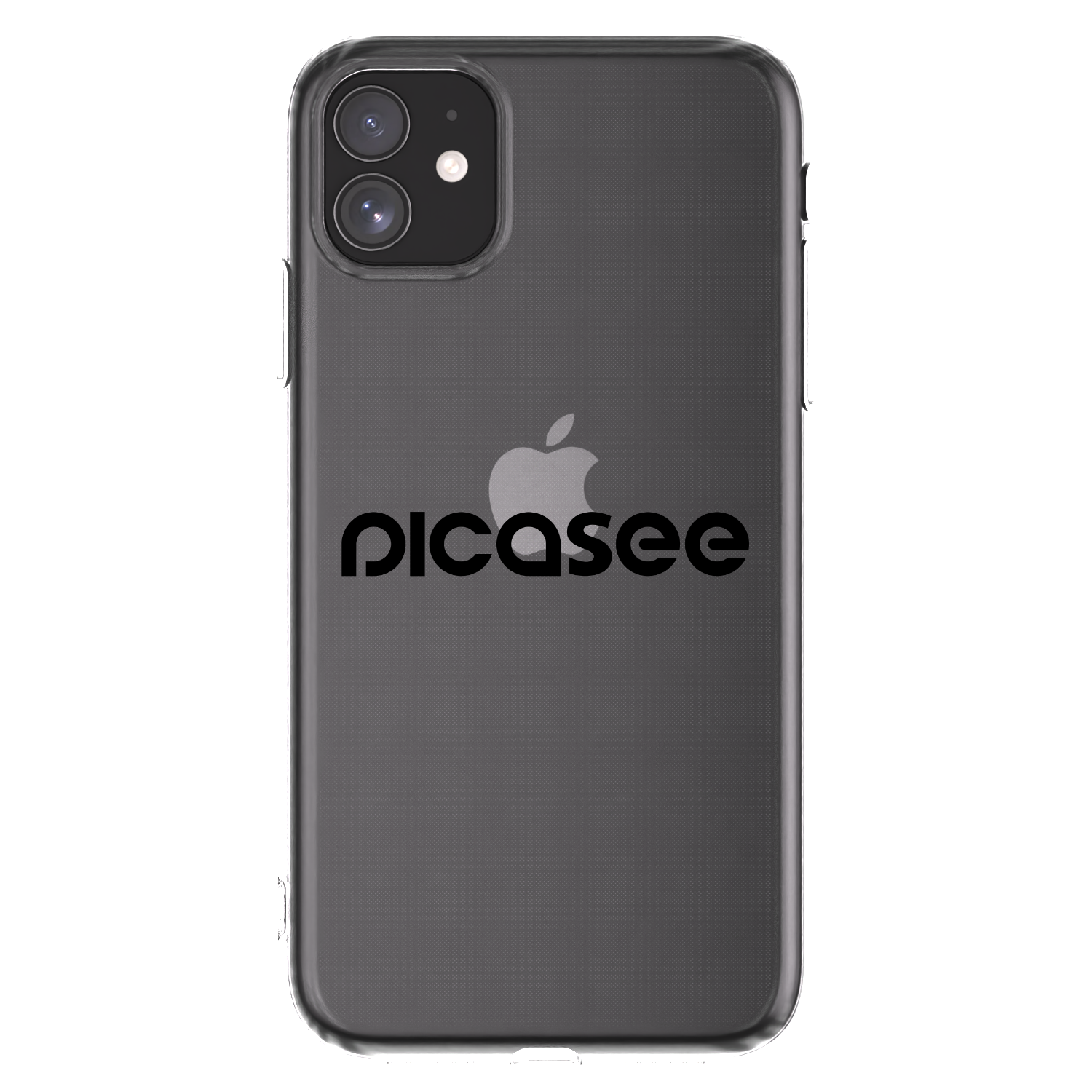 Picasee silikónový prehľadný obal pre Apple iPhone 11 - Picasee - new logo - black