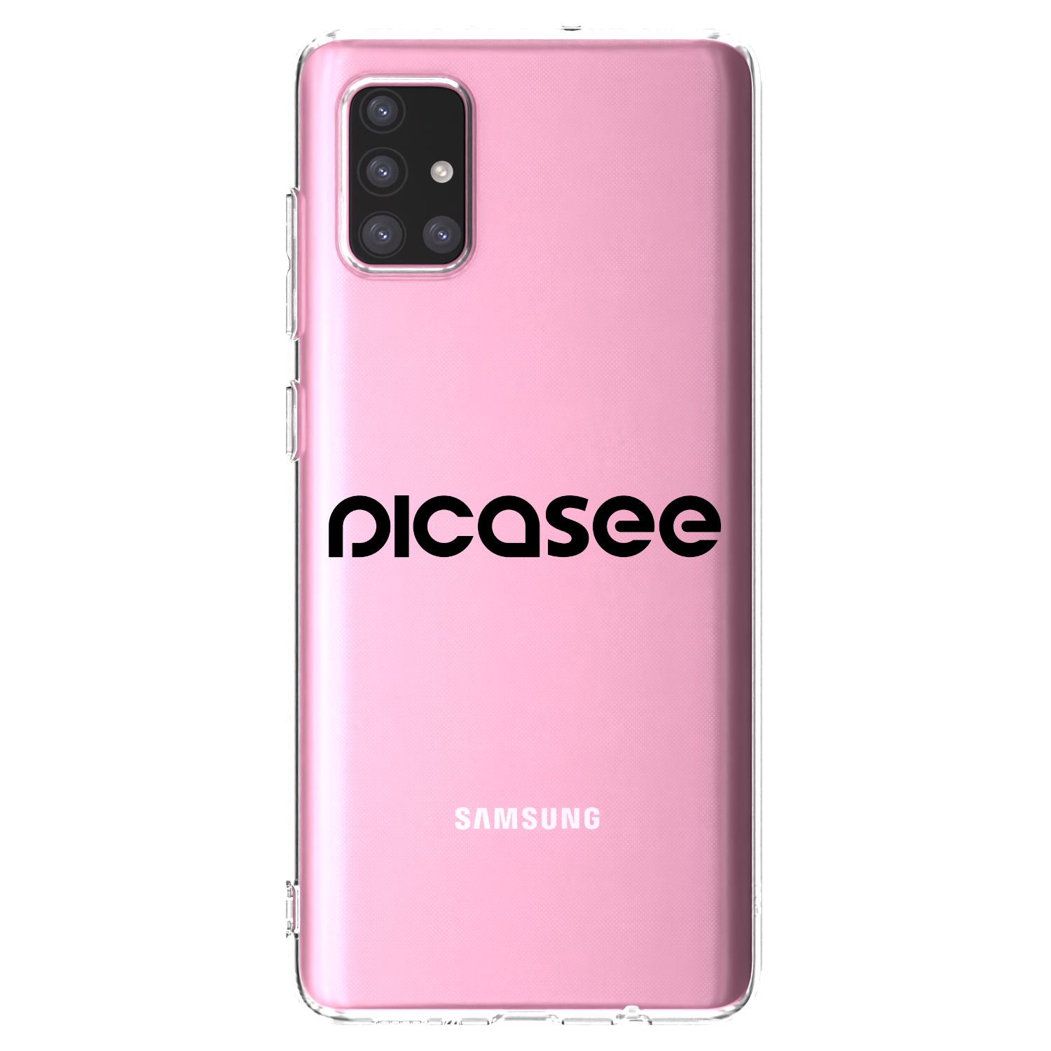 Picasee silikónový prehľadný obal pre Samsung Galaxy A71 A715F - Picasee - new logo - black