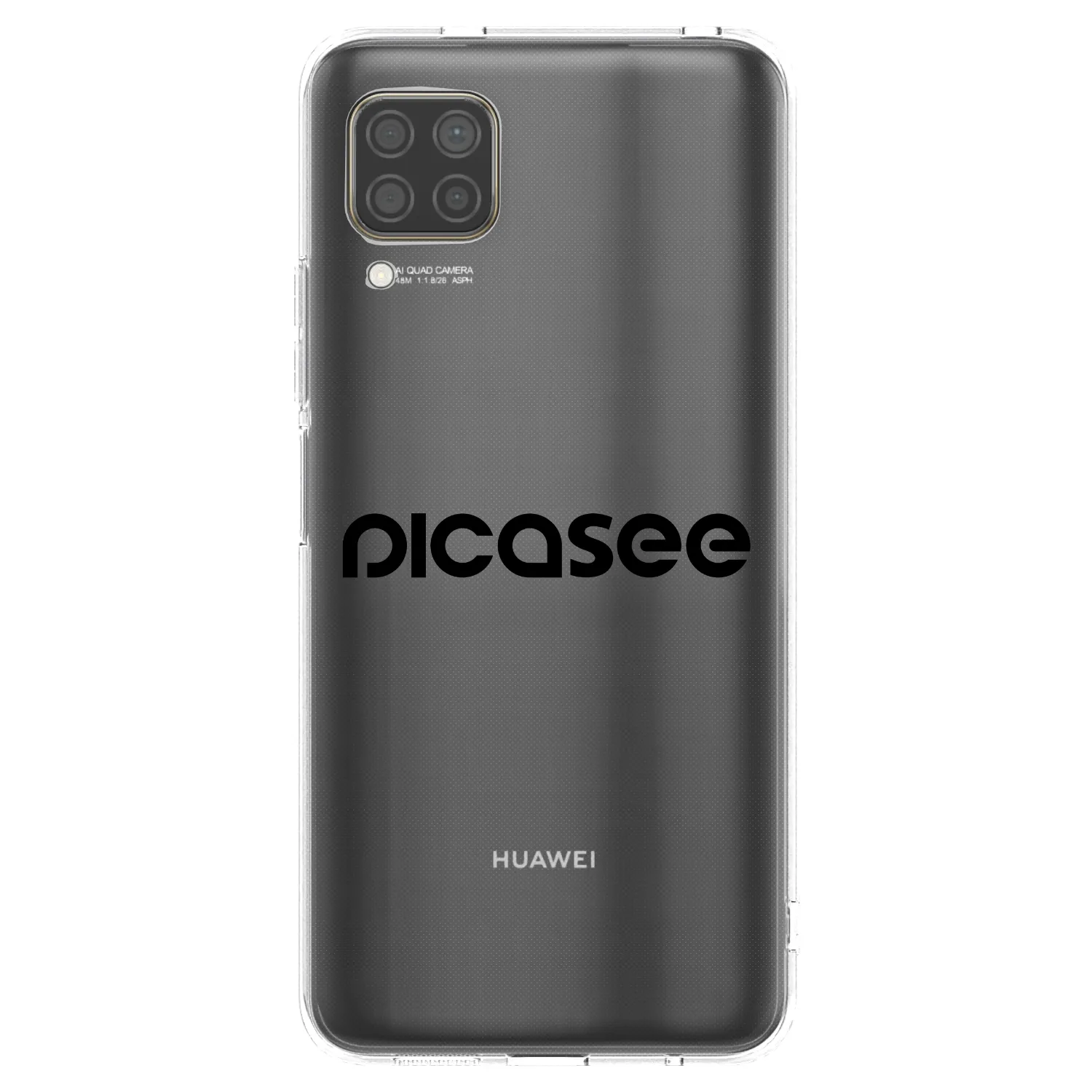 Picasee silikónový prehľadný obal pre Huawei P40 Lite - Picasee - new logo - black