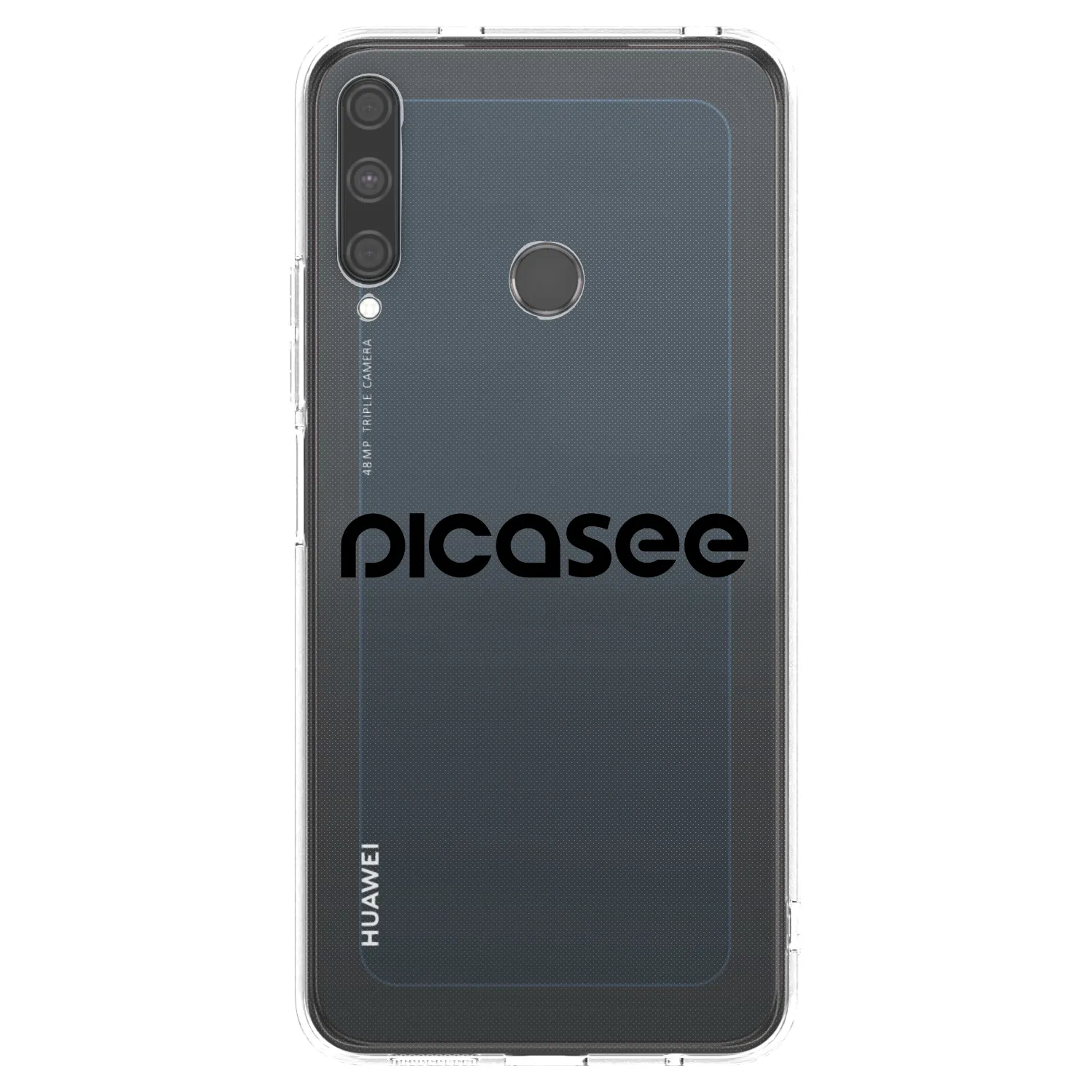Picasee silikónový prehľadný obal pre Huawei P40 Lite E - Picasee - new logo - black