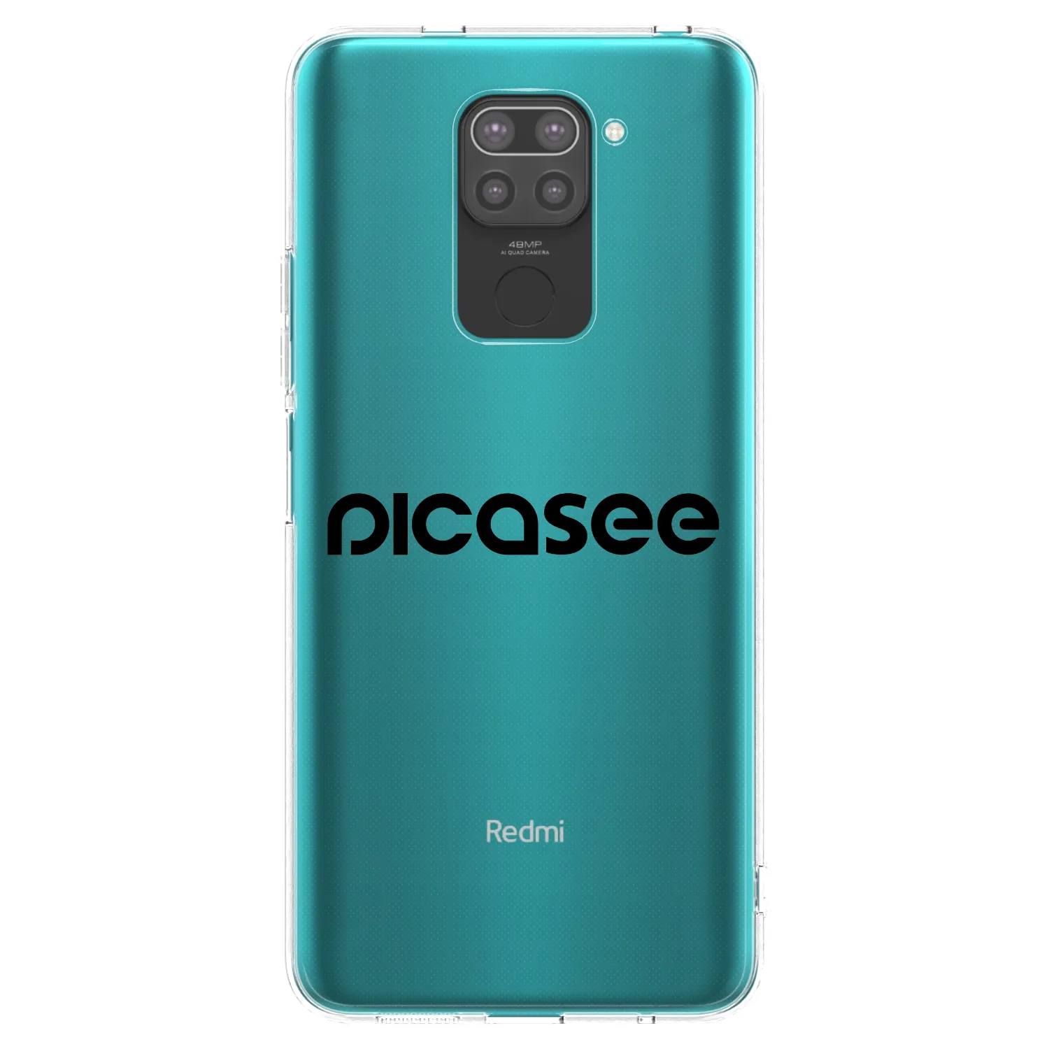 Picasee silikónový čierny obal pre Xiaomi Redmi Note 9 - Picasee - new logo - black