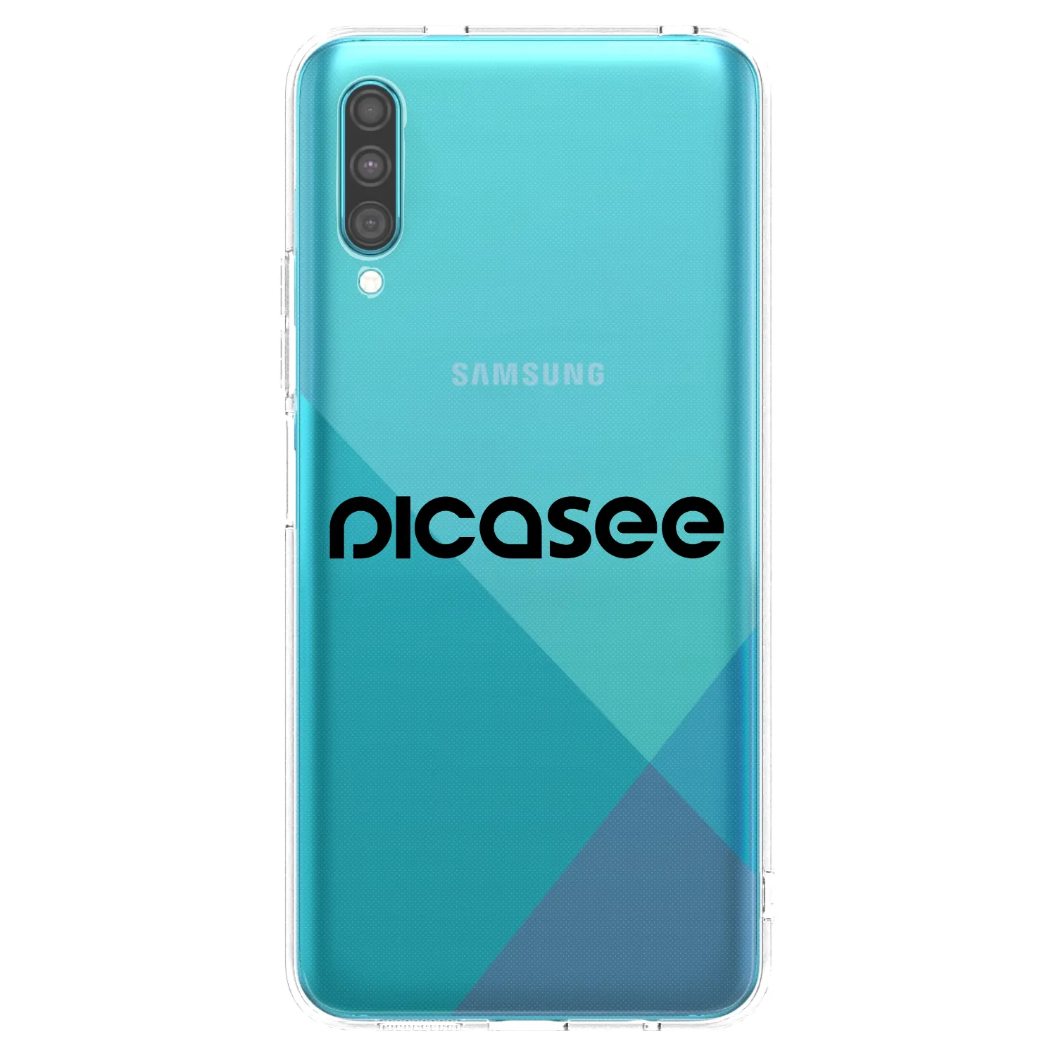 Picasee silikónový prehľadný obal pre Samsung Galaxy A30s A307F - Picasee - new logo - black