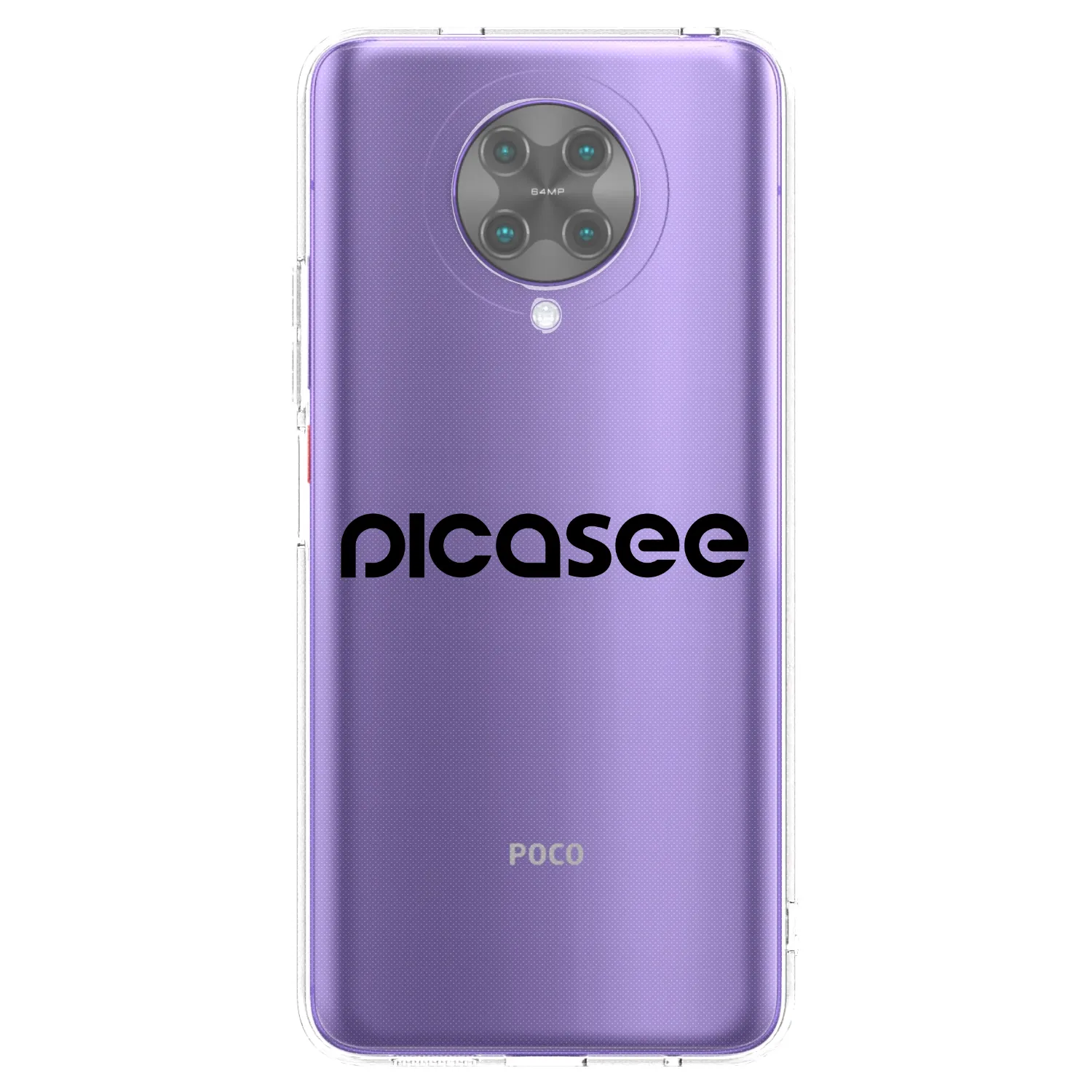 Silikónový prehľadný obal pre Xiaomi Poco F2 Pro - Picasee - new logo - black