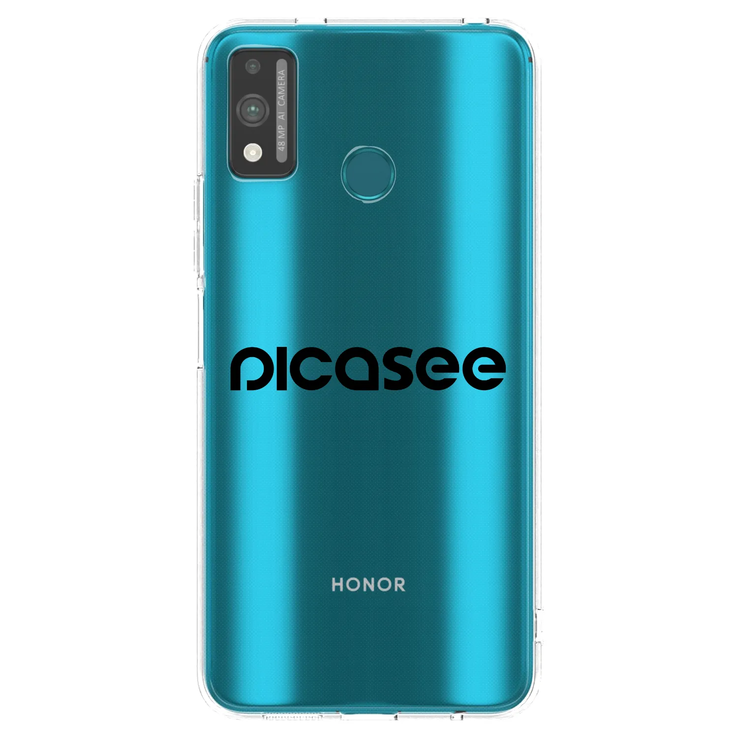 Picasee silikónový prehľadný obal pre Honor 9X Lite - Picasee - new logo - black