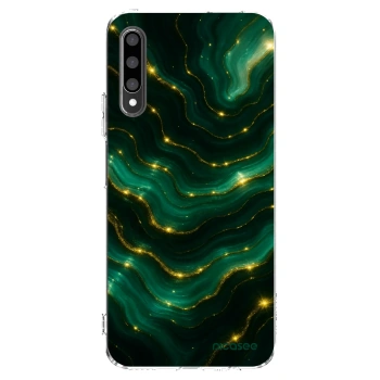 Picasee silikónový prehľadný obal pre Honor 9X Pro - Emerald