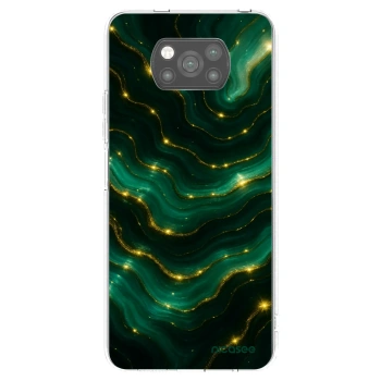 Picasee silikónový čierny obal pre Xiaomi Poco X3 - Emerald
