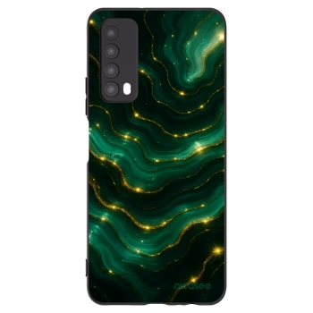 Picasee silikónový čierny obal pre Huawei P Smart 2021 - Emerald