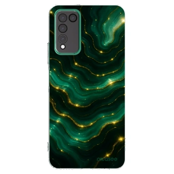 Picasee silikónový prehľadný obal pre Honor 10X Lite - Emerald