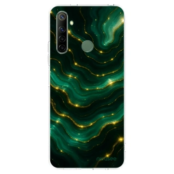 Picasee silikónový prehľadný obal pre Realme 6i - Emerald