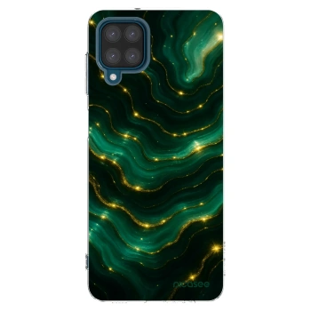 Picasee silikónový prehľadný obal pre Samsung Galaxy A12 A125F - Emerald