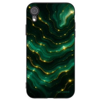 Picasee silikónový čierny obal pre Apple iPhone XR - Emerald
