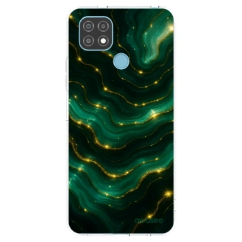 Picasee silikónový prehľadný obal pre Realme C21 - Emerald