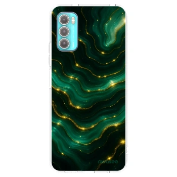 Picasee silikónový prehľadný obal pre Motorola Moto G60 - Emerald