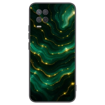 Picasee silikónový čierny obal pre Realme 8 5G - Emerald