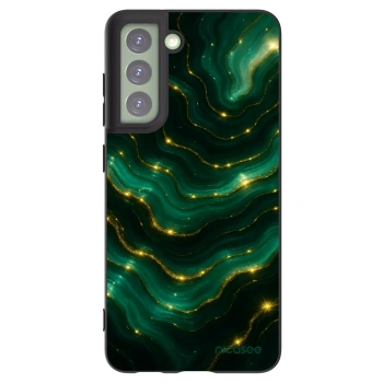 Picasee silikónový čierny obal pre Samsung Galaxy S21 FE 5G - Emerald