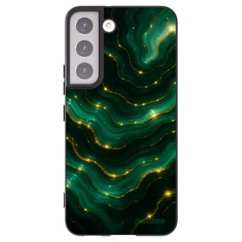 Picasee silikónový čierny obal pre Samsung Galaxy S22 5G - Emerald