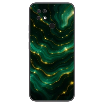 Picasee silikónový čierny obal pre Xiaomi Redmi 10C - Emerald