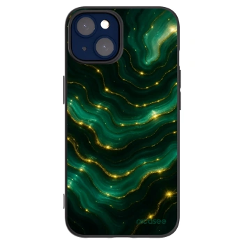 Picasee silikónový čierny obal pre Apple iPhone 14 - Emerald