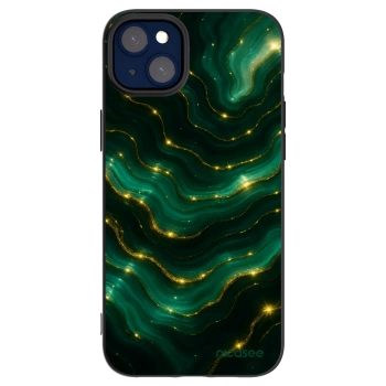 Picasee silikónový čierny obal pre Apple iPhone 14 Plus - Emerald