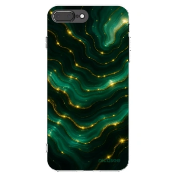 Picasee silikónový prehľadný obal pre Apple iPhone 8 Plus - Emerald