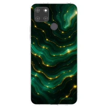 Picasee silikónový prehľadný obal pre Realme C21Y - Emerald
