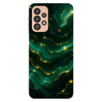 Picasee silikónový prehľadný obal pre Samsung Galaxy A23 A236B 5G - Emerald