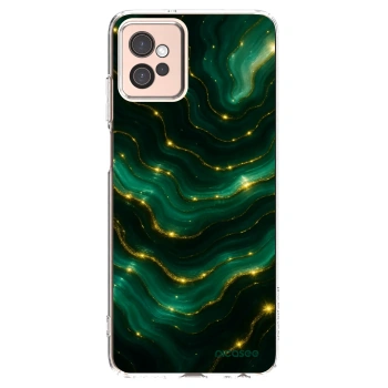 Picasee silikónový prehľadný obal pre Motorola Moto G32 - Emerald