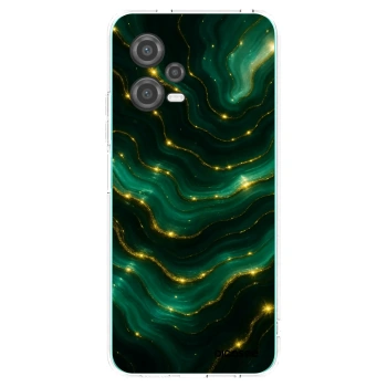 Picasee silikónový prehľadný obal pre Xiaomi Poco X5 - Emerald