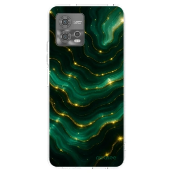 Picasee silikónový prehľadný obal pre Motorola Moto G72 - Emerald