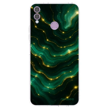 Picasee silikónový prehľadný obal pre Honor 8X - Emerald