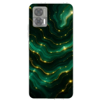 Picasee silikónový prehľadný obal pre Motorola Edge 30 Neo - Emerald