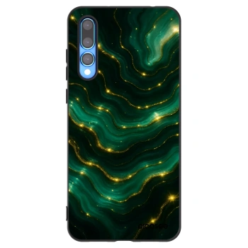 Picasee silikónový čierny obal pre Huawei P20 Pro - Emerald