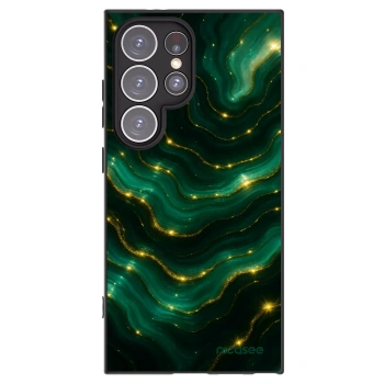 Picasee silikónový čierny obal pre Samsung Galaxy S24 Ultra S928B 5G - Emerald