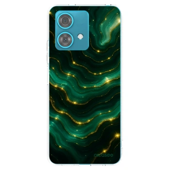 Picasee silikónový prehľadný obal pre Motorola Edge 40 Neo - Emerald