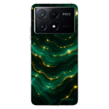 Picasee silikónový prehľadný obal pre Xiaomi Poco X6 Pro - Emerald