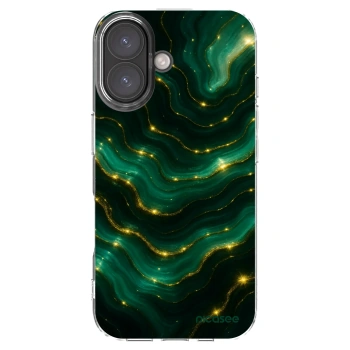 Picasee silikónový prehľadný obal pre Apple iPhone 16 - Emerald