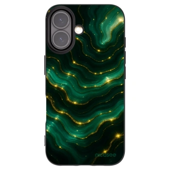 Picasee silikónový čierny obal pre Apple iPhone 16 - Emerald