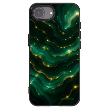 Picasee silikónový čierny obal pre Apple iPhone 16e - Emerald